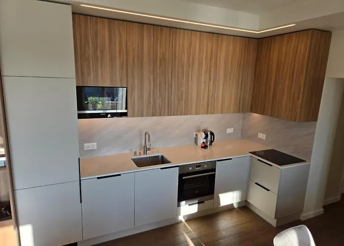 Panoramic Balcony 3bd With King Bed Apartment Kaunas